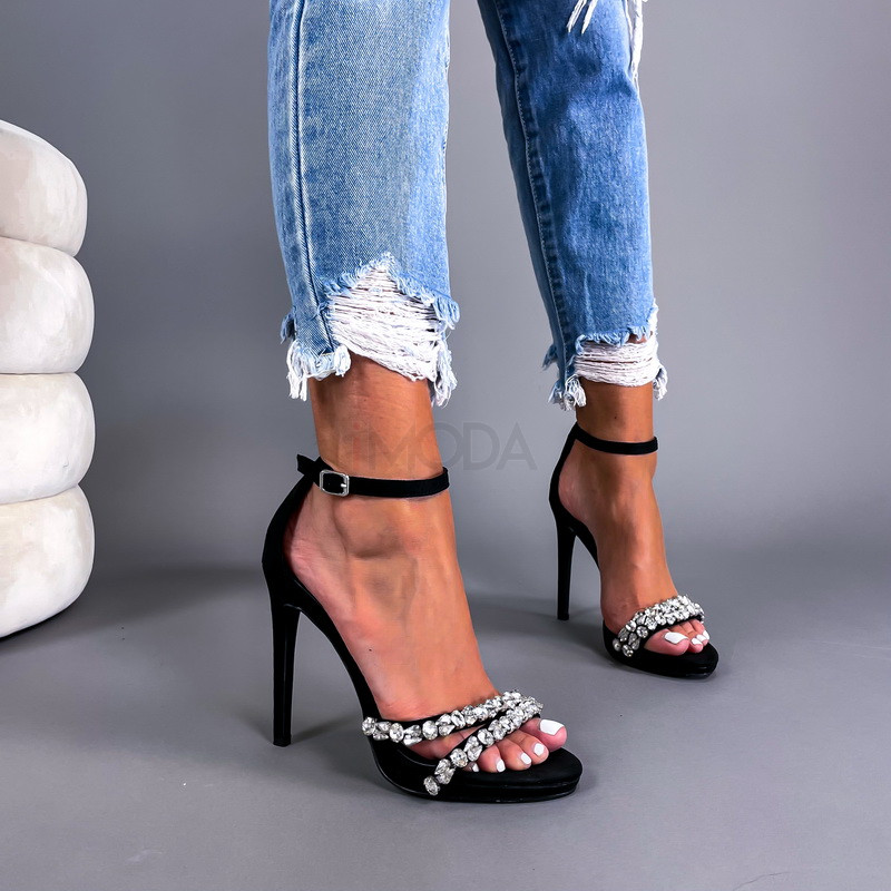 Čierne elegantné sandále-267791-31