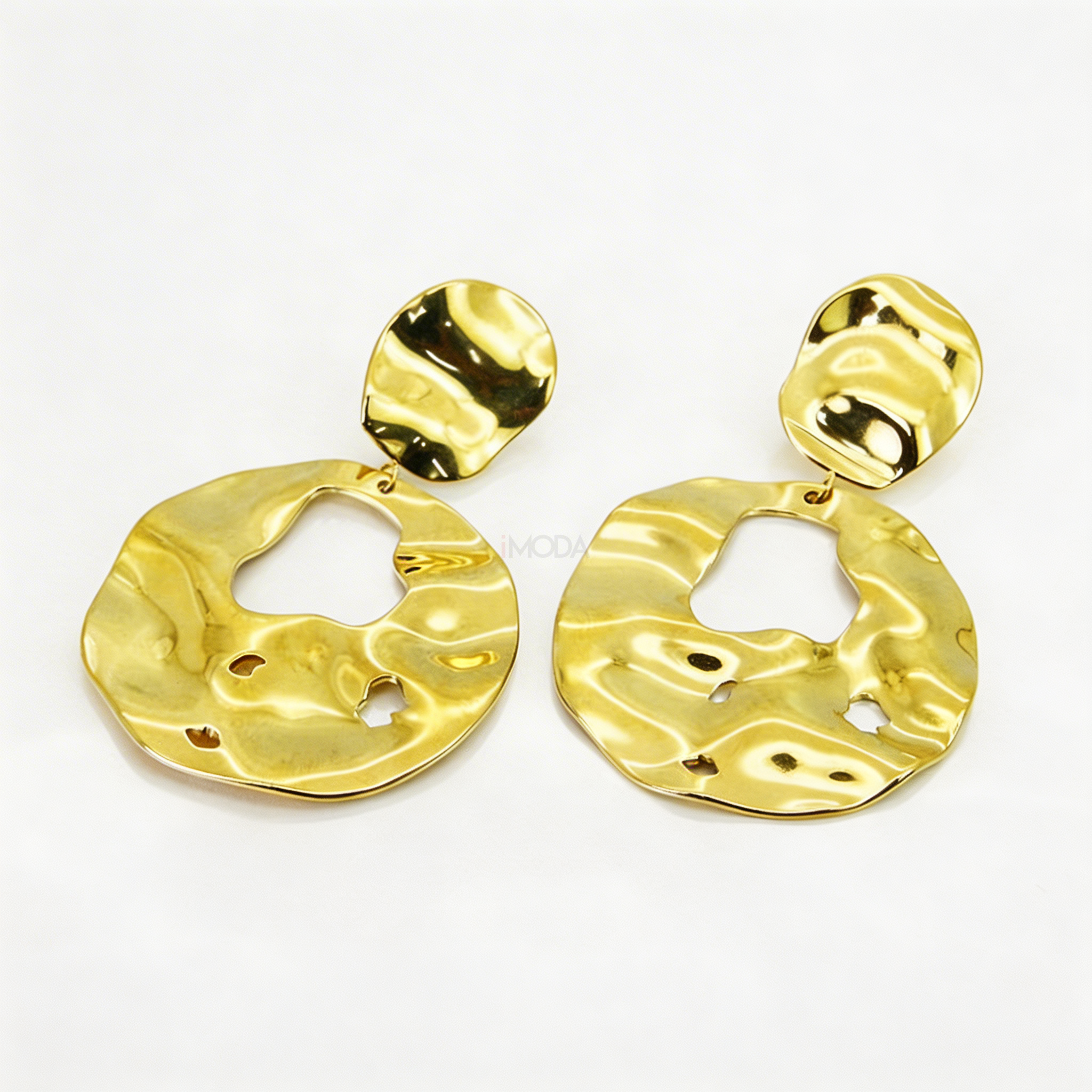 Dámske oceľové náušnice asymetrické-318038-310