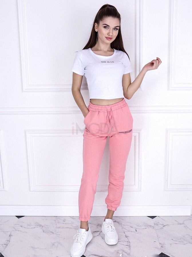 Bielo-ružová tepláková súprava-232557-34