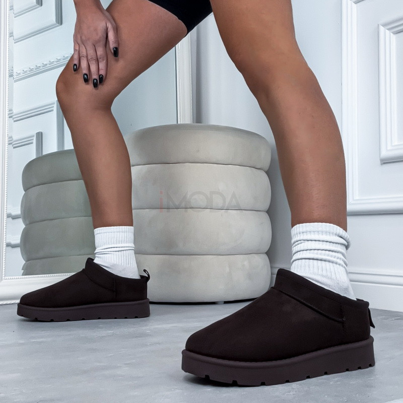 Hnedá nasúvacia obuv-323524-316