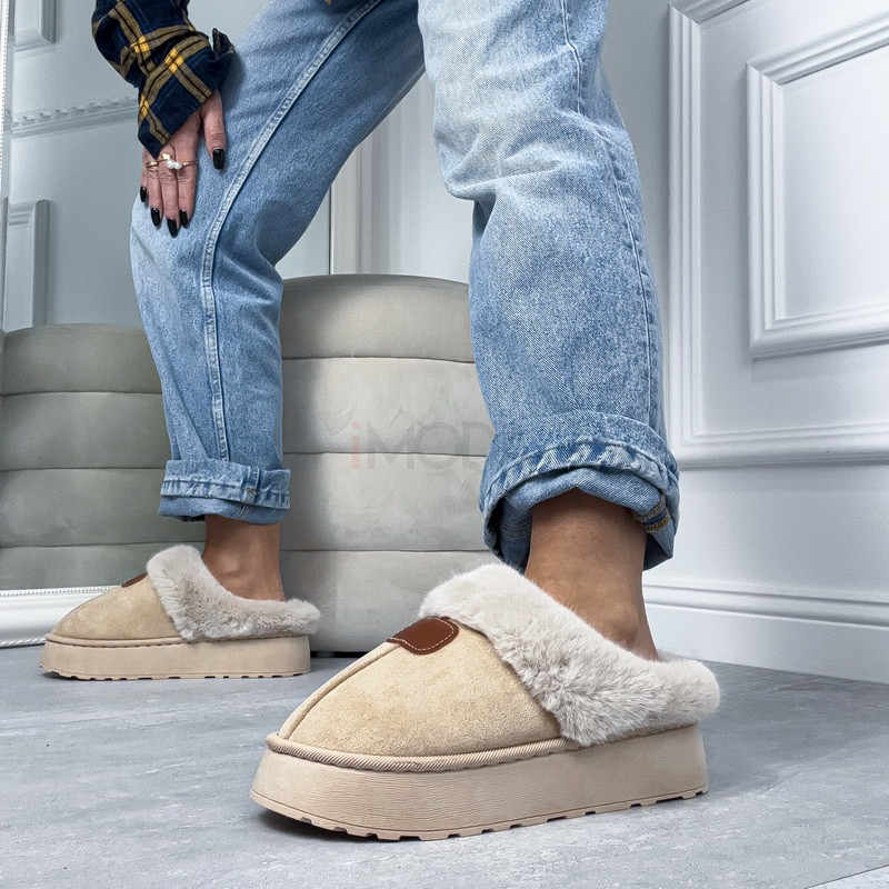 Béžová nasúvacia obuv-323733-32