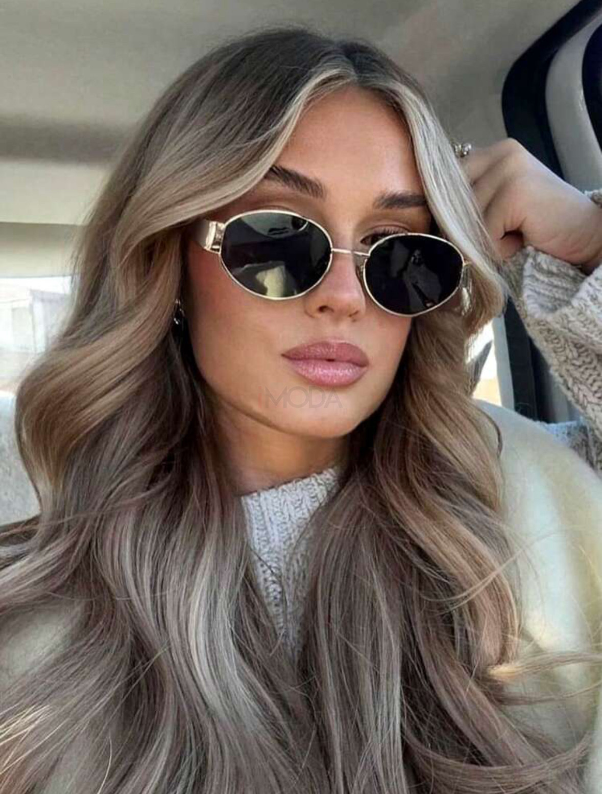 Zlaté slnečné okuliare-301135-33