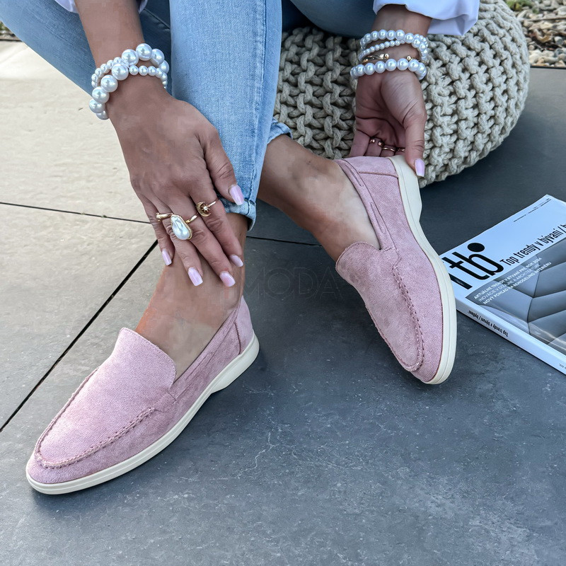 Ružové semišové mokasíny-327471-31