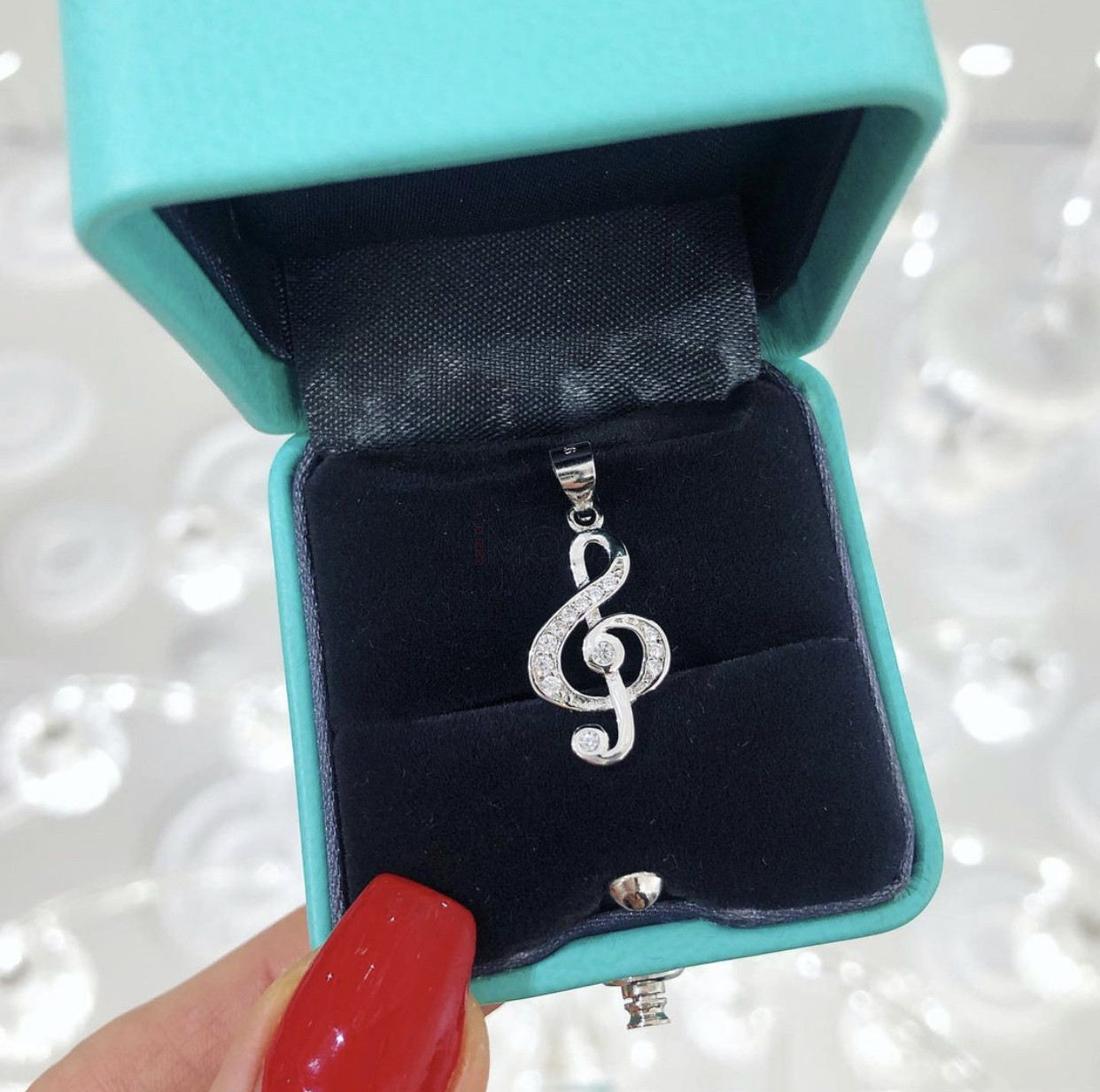 Strieborný prívesok husľový kľúč-221345-31