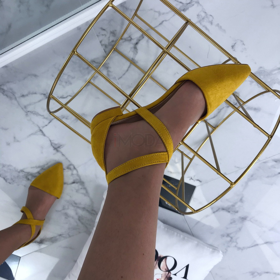 Dámske žlté sandálky-202470-33