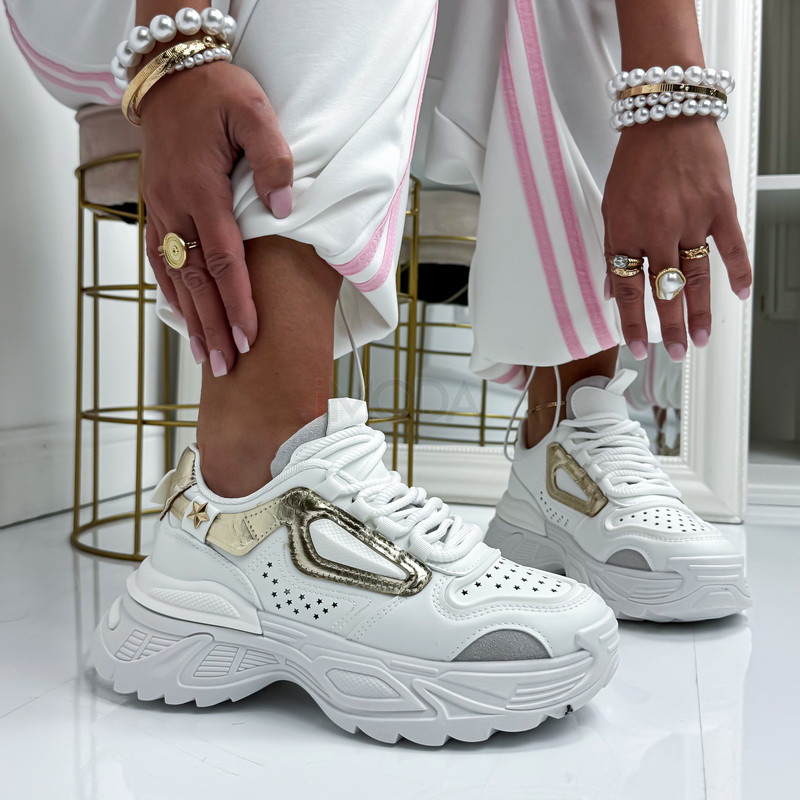 Bielo-zlaté tenisky-327181-32