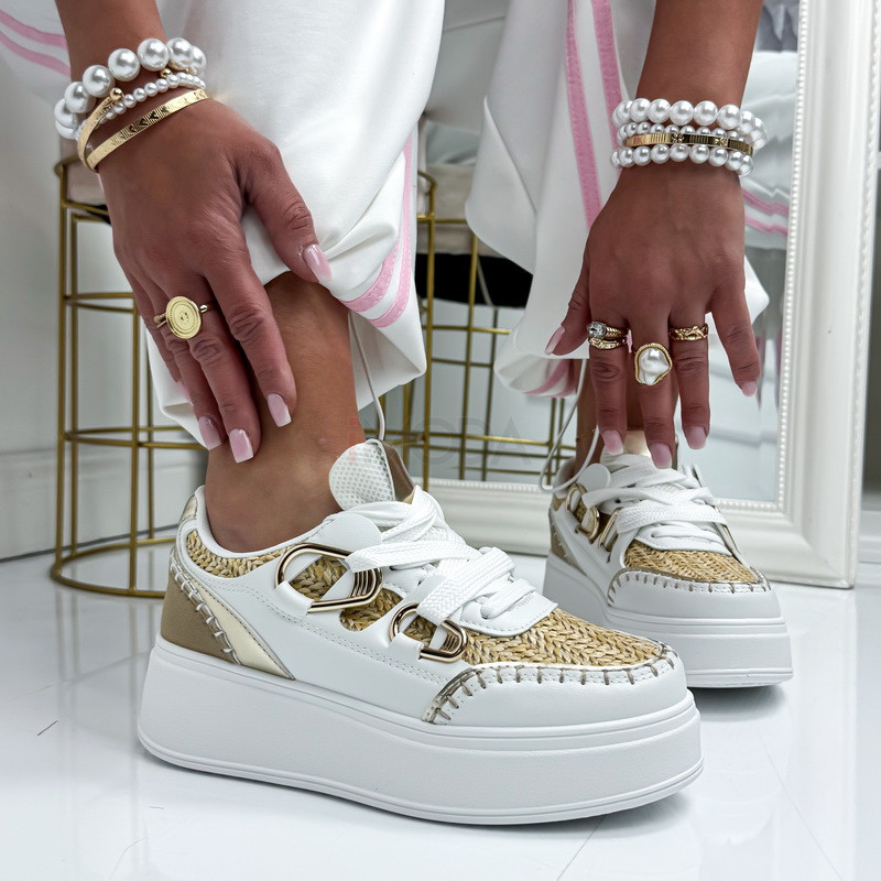 Béžovo-biele tenisky-327188-33