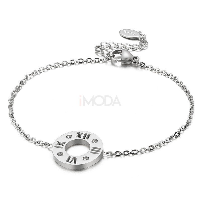 Dámsky oceľový náramok s príveskom-316265-33