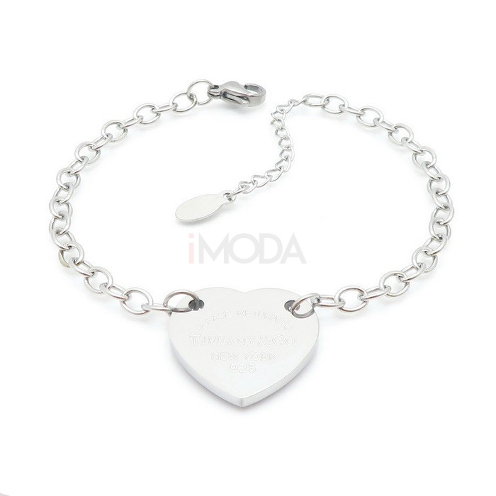 Dámsky oceľový náramok s príveskom TIFF-316271-35