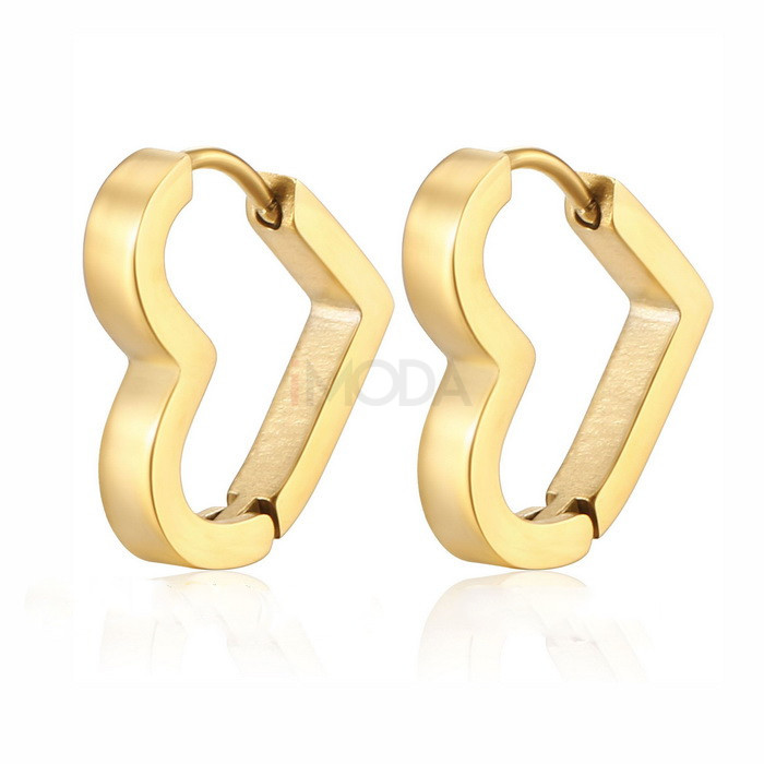 Dámske náušnice oceľové srdce-299226-37