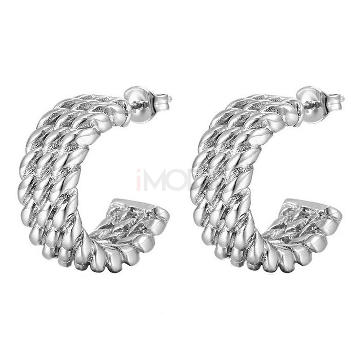 Oceľové náušnice kruhy-315958-315