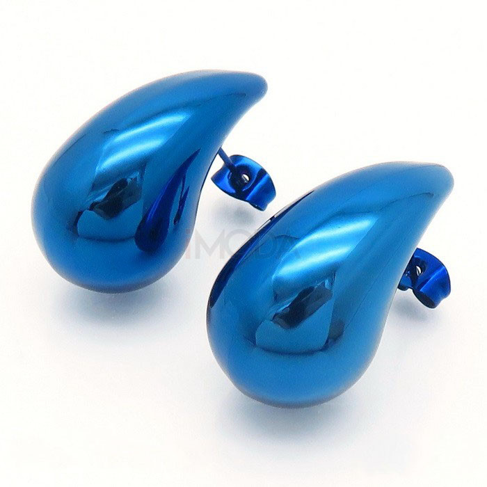 Oceľové náušnice slzy modré-299148-33