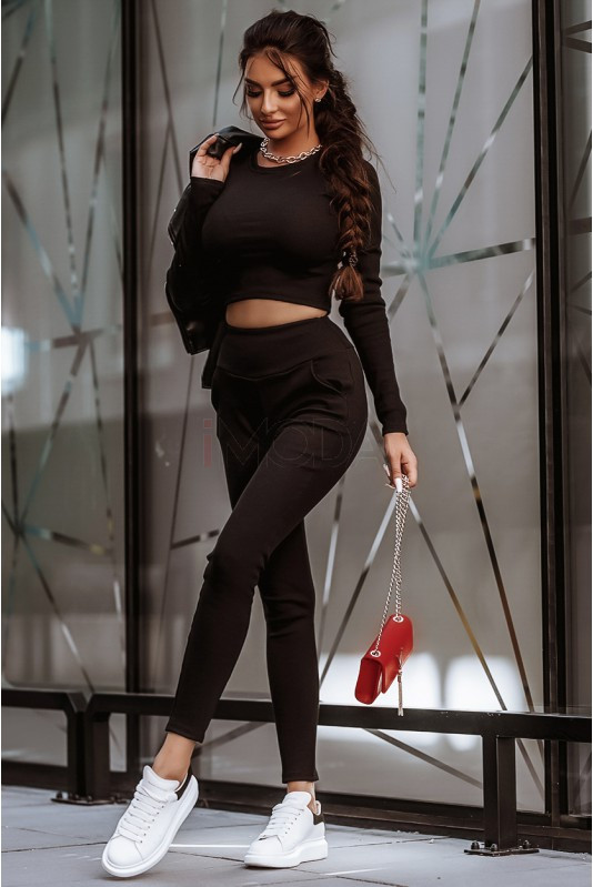 Čierna tepláková PUSH-UP súprava-227892-32