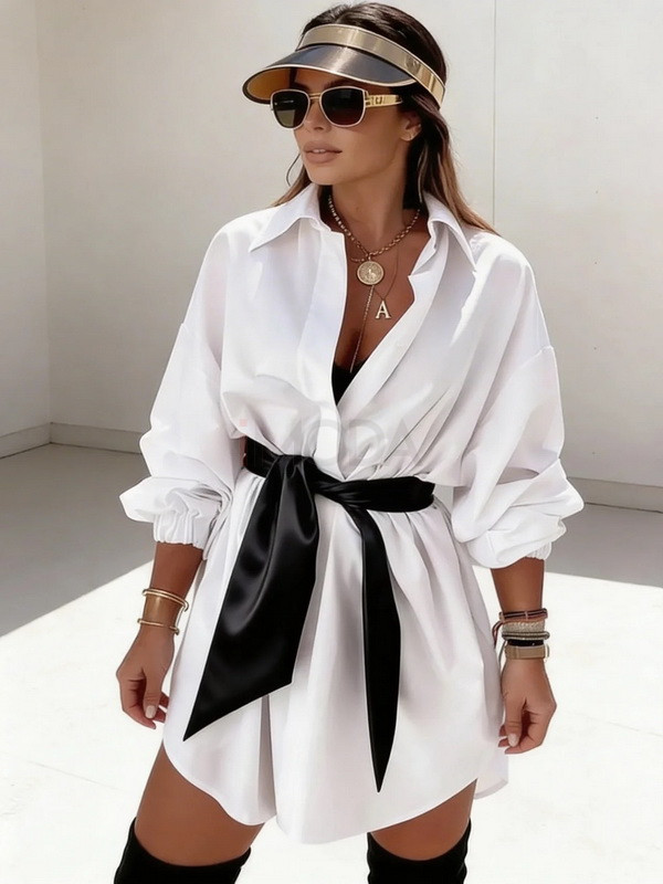 Biele košeľové šaty-327047-32