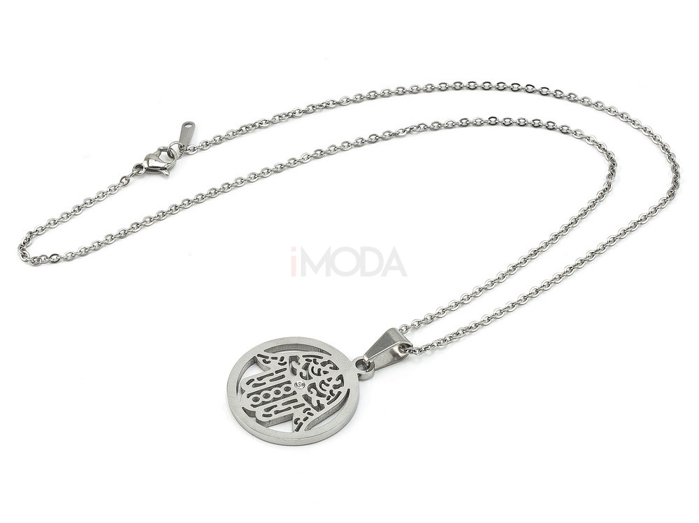 Oceľový prívesok s retiazkou