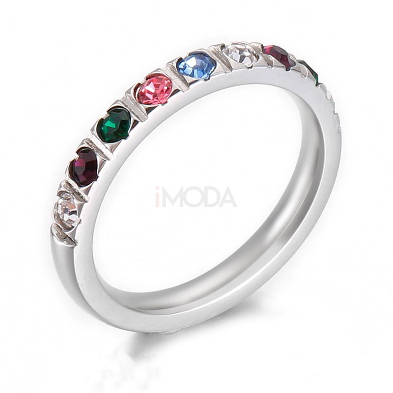 Dámsky oceľový prsteň-316084-34