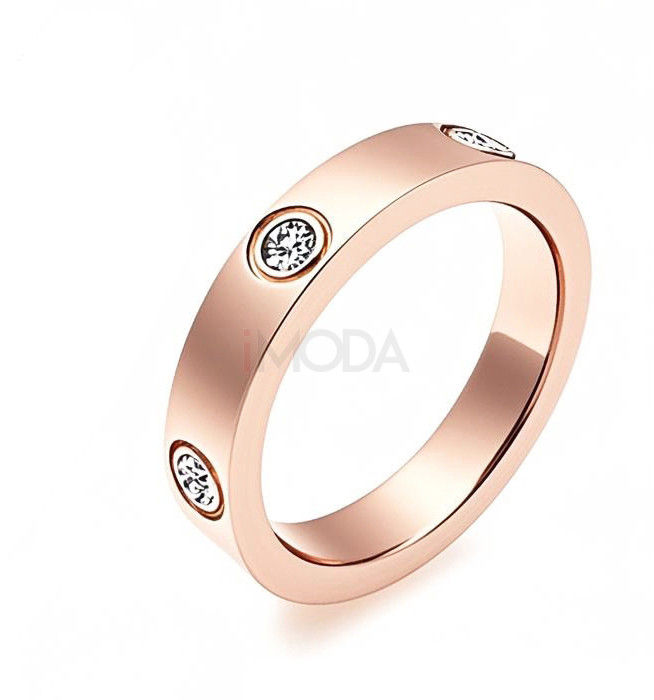 Oceľový prsteň pozlátený-324073-32