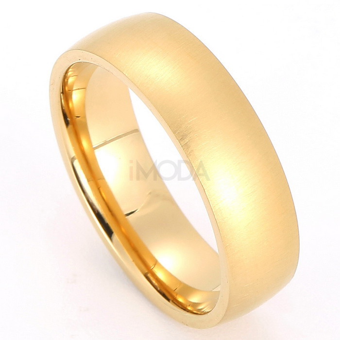 Oceľová obrúčka pozlátená-272675-31