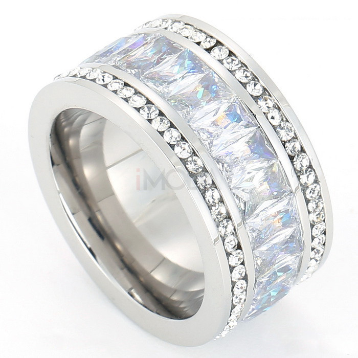 Dámsky oceľový prsteň-316238-38
