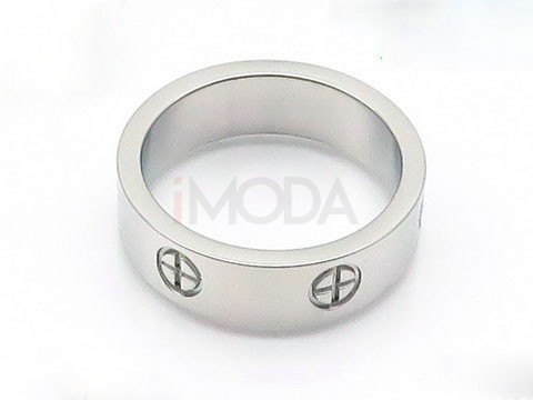 Dámsky oceľový prsteň-312460-36
