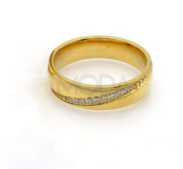 Dámska obrúčka pozlátená-324088-32