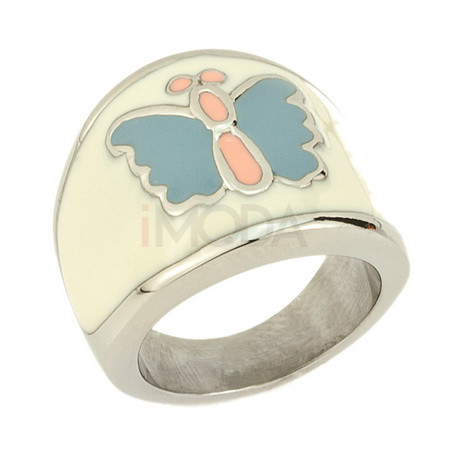 Dámsky oceľový prsteň