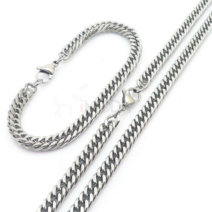 Pánska oceľová súprava-299274-39