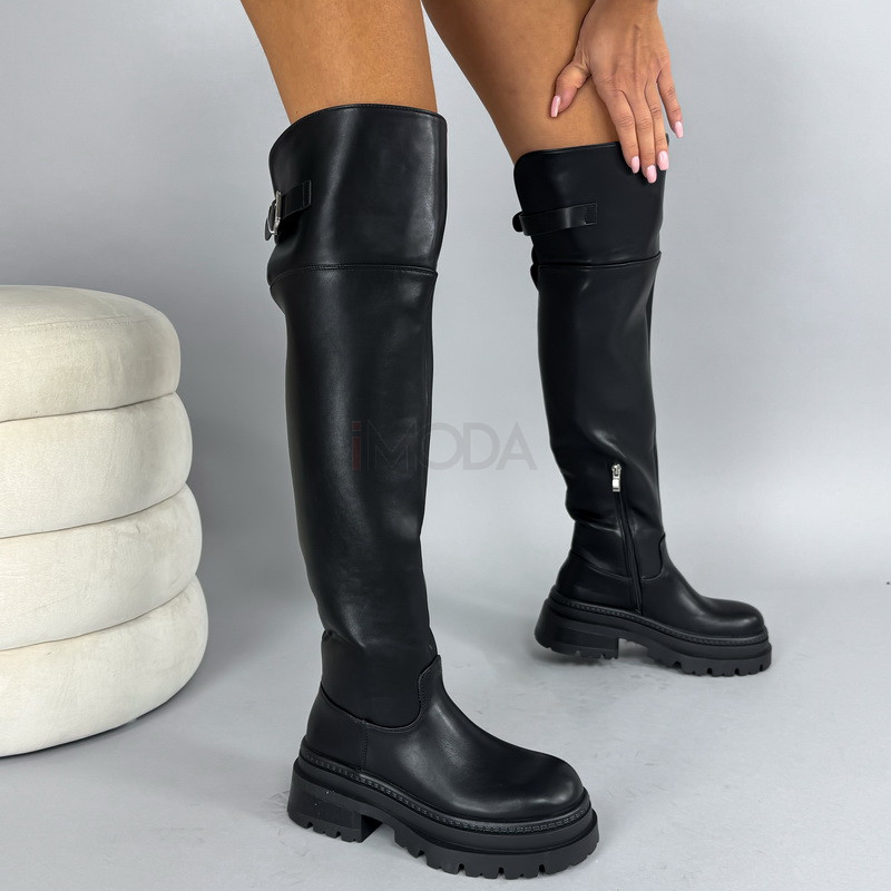 Čierne vysoké čižmy-323866-31