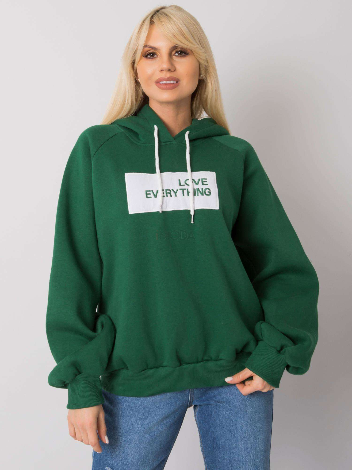 Zelená zateplená mikina s kapucňou-255085-31