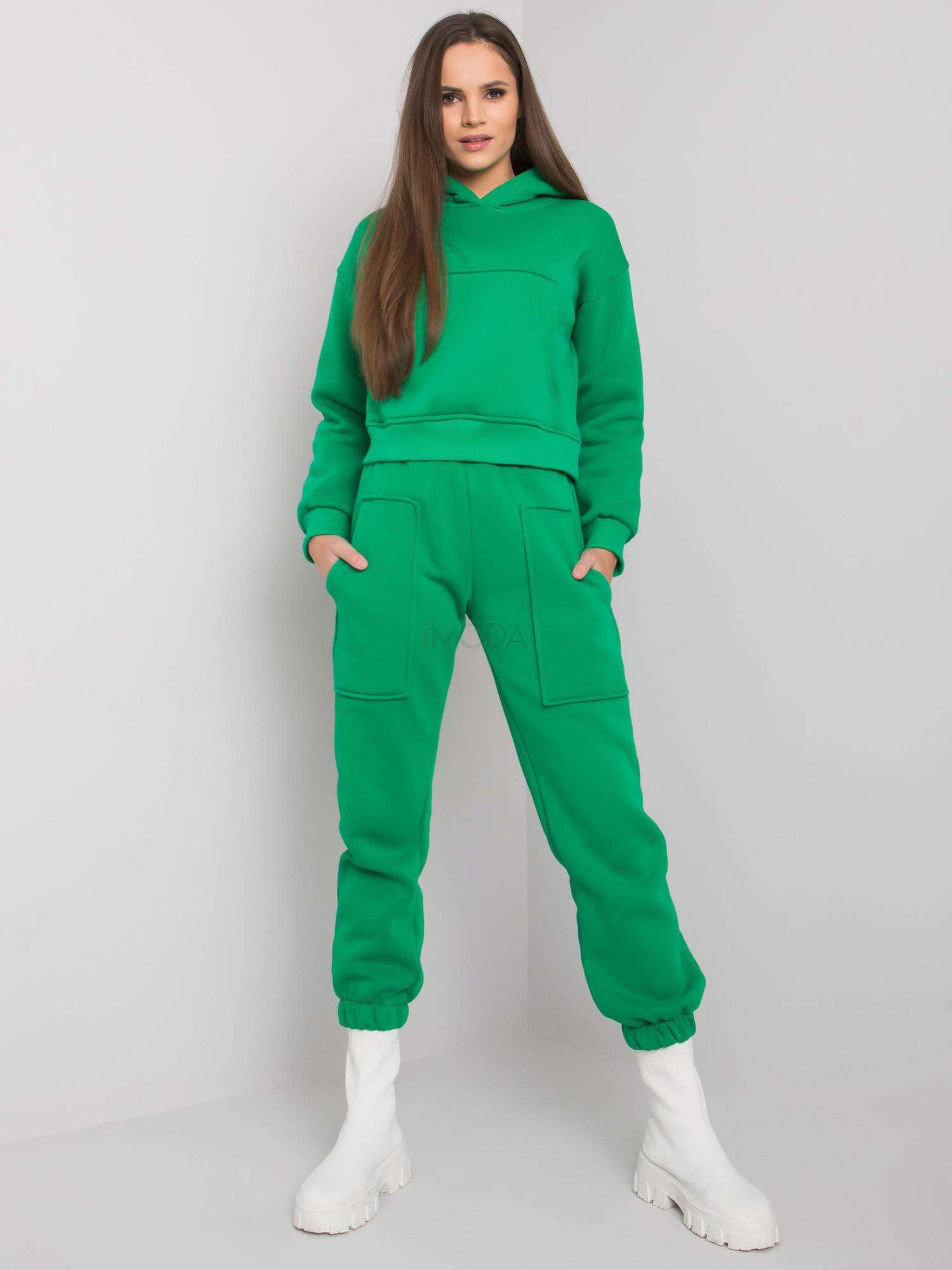 Zelená zateplená tepláková súprava-261106-313