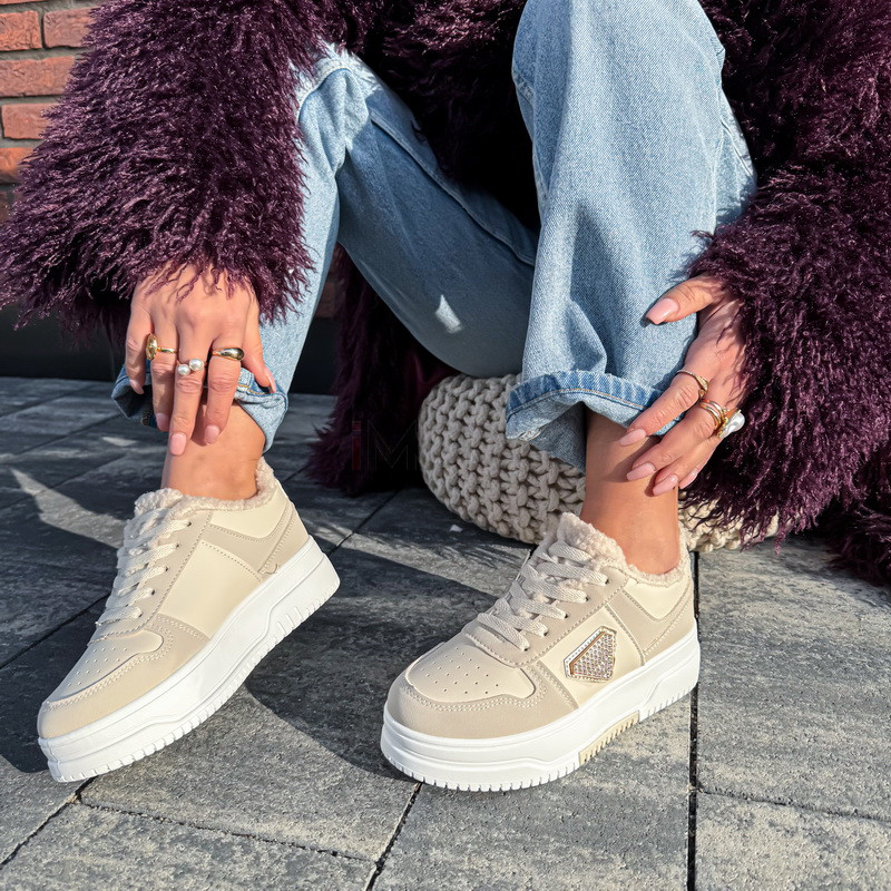 Béžové zateplené tenisky-324098-36