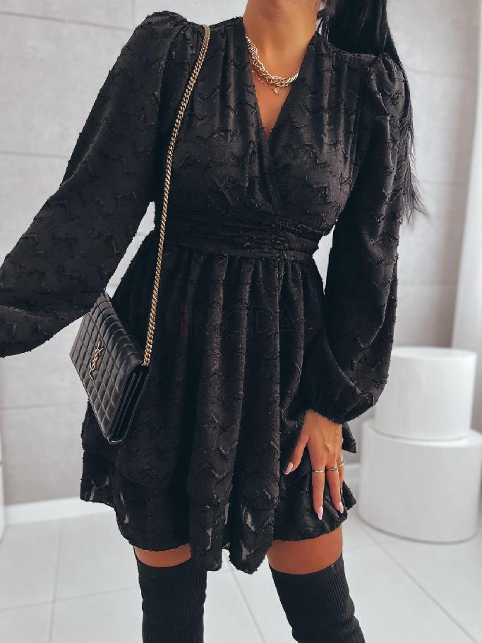 Čierne elegantné šaty-313902-33