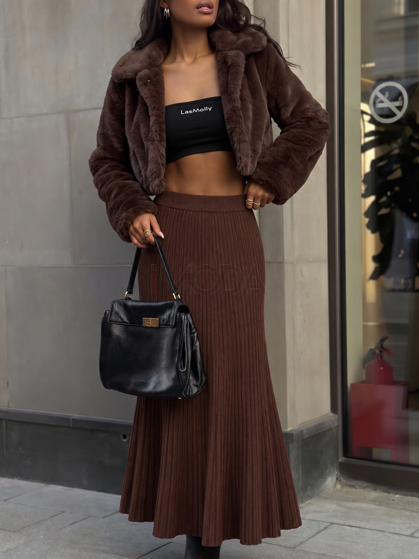 CHOCO úpletová sukňa na gumičku-331247-31