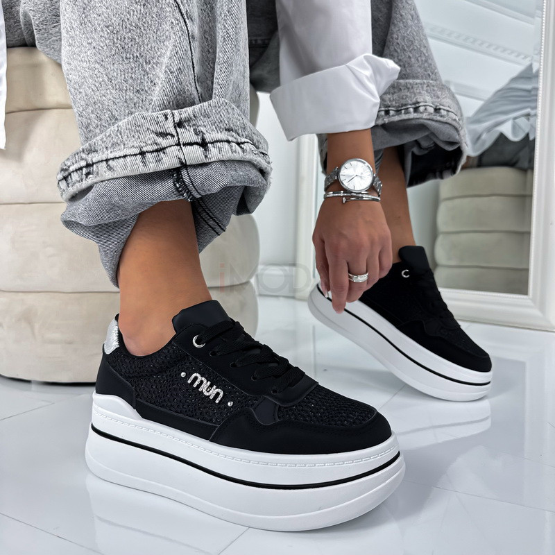 Čierne tenisky na platforme-324851-32