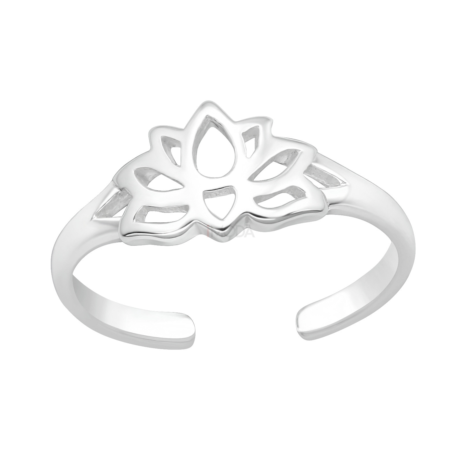 Strieborný prsteň lotus-231113-31