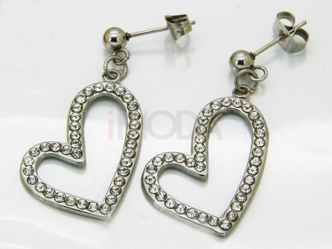 Dámske oceľové srdiečka