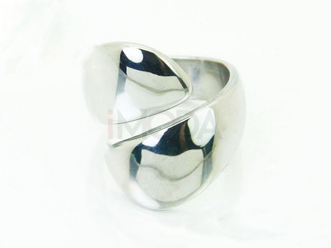 Dámsky oceľový prsteň-303982-37