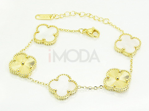 Trendy oceľový náramok s príveskom-307229-36