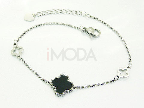 Trendy oceľový náramok s príveskom-307246-39