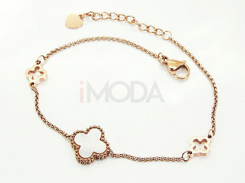 Trendy oceľový náramok s príveskom-307245-38