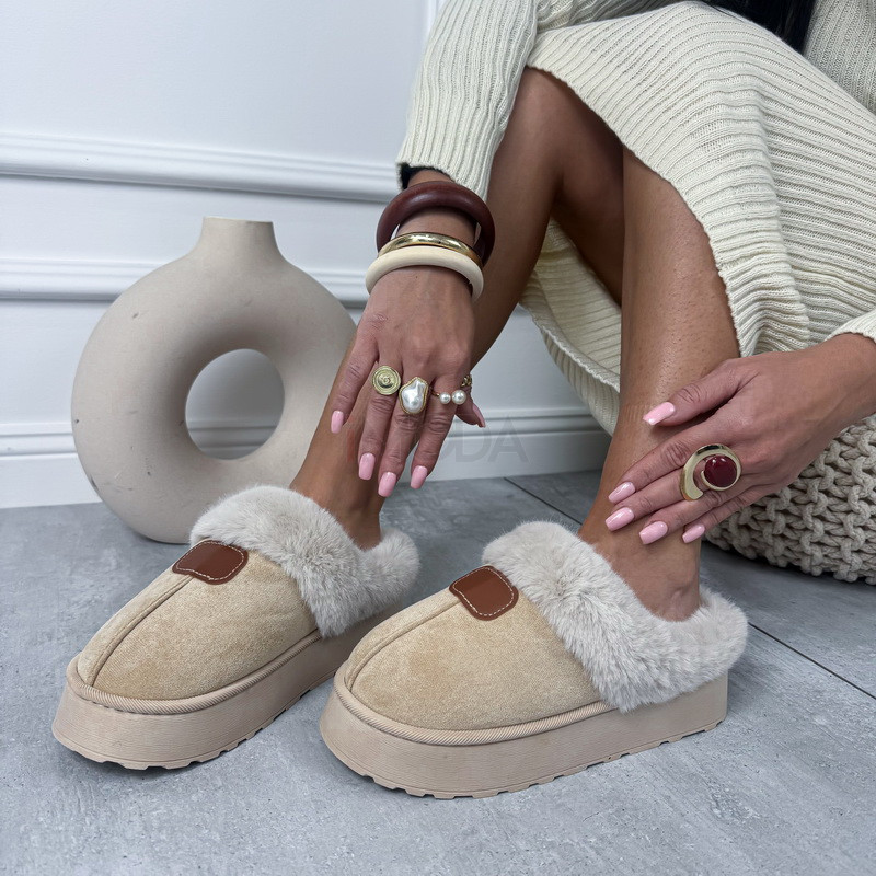 Béžová nasúvacia obuv-323733-38