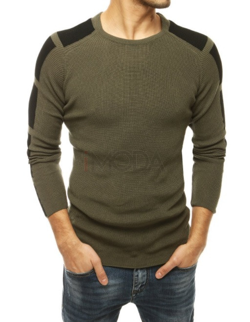Zelený pletený sveter-244786-37