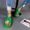 Zelené sandále