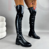 Čierne vysoké čižmy