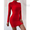 Červené krátke šaty