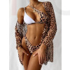 Tigrované dvojdielne plavky s kimonom