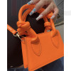 Oranžová mini kabelka