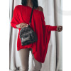 Červený  oversize sveter