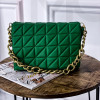 Zelená  elegantná kabelka