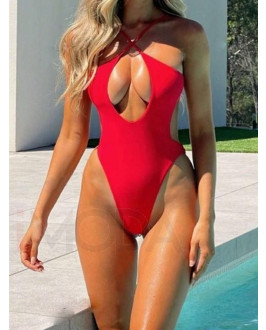 Sexy červené plavky 